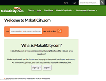 Tablet Screenshot of makaticity.com